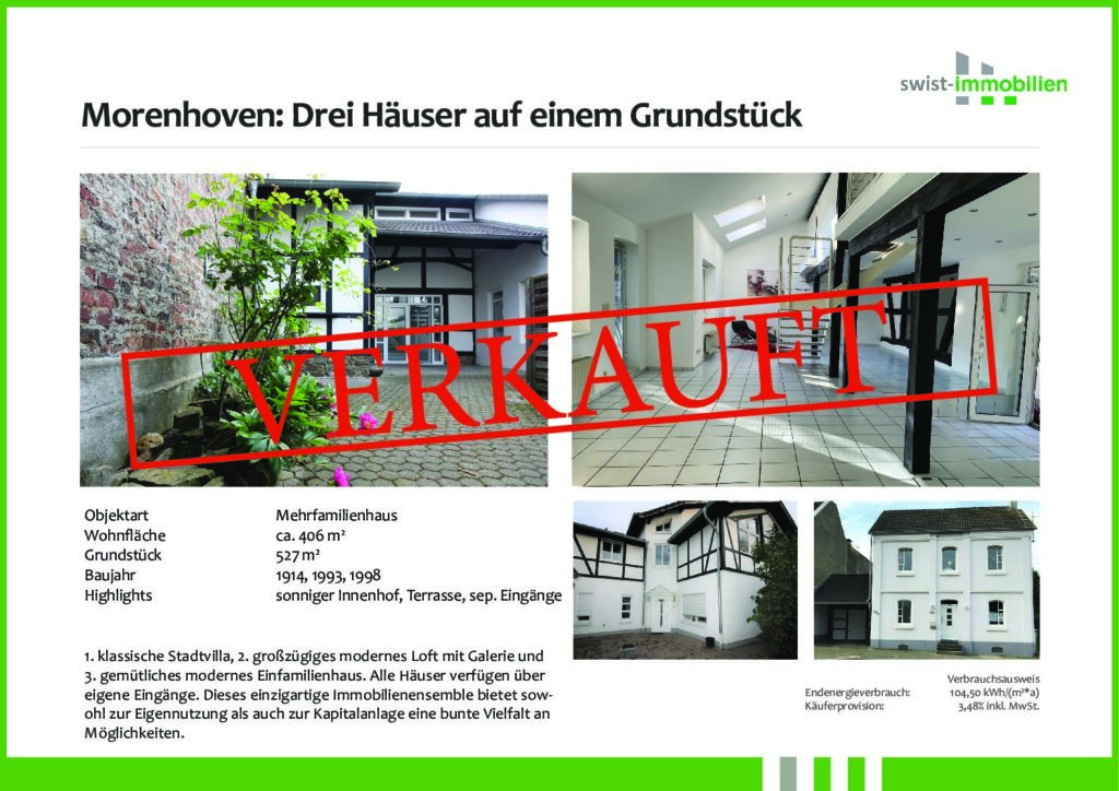 Morenhoven: Drei Häuser auf einem Grundstück