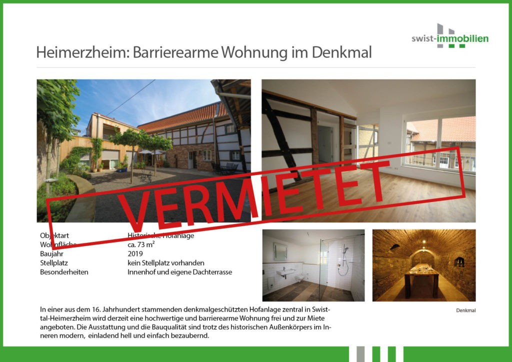 Heimerzheim: Barriere­arme Wohnung im Denkmal