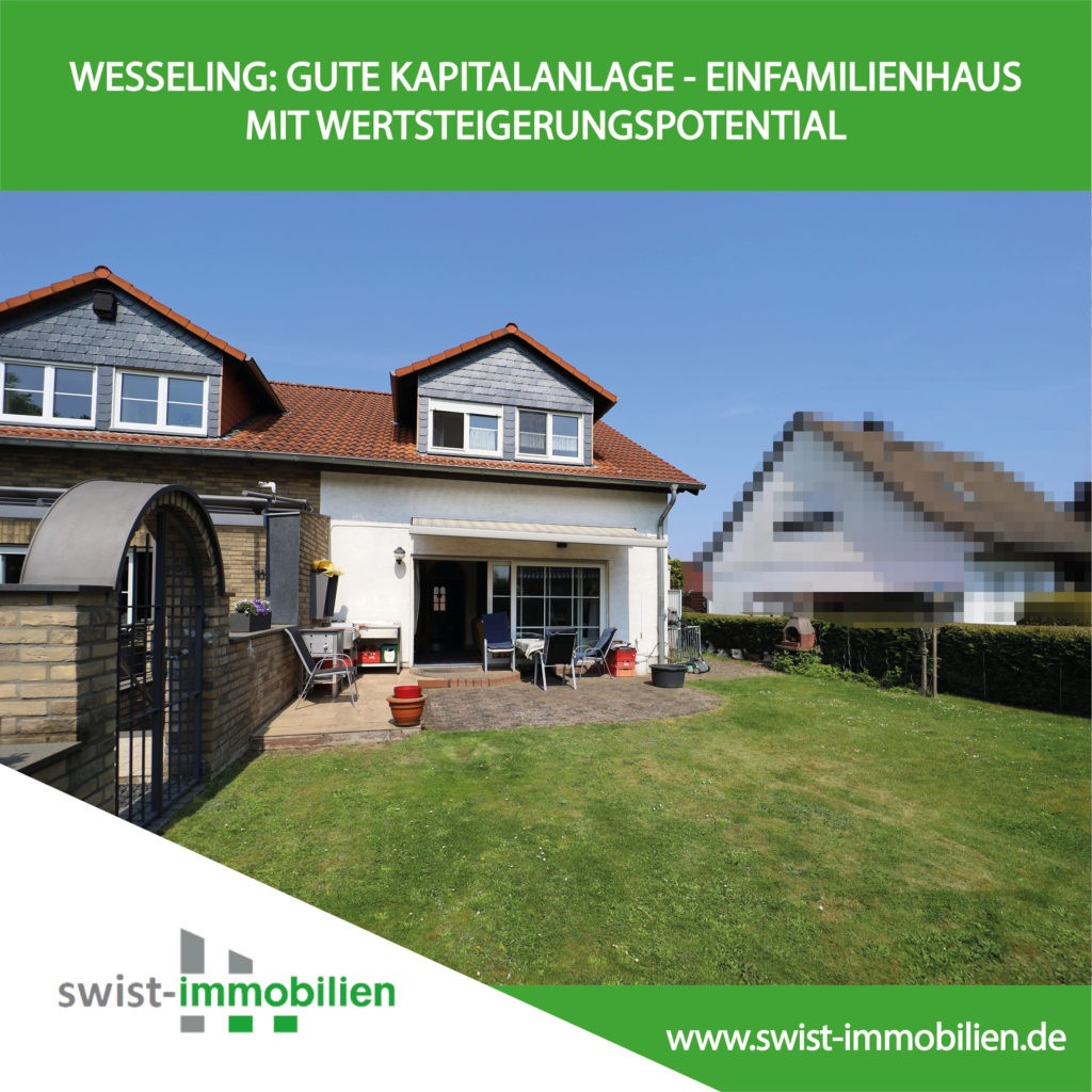 Wesseling: Gute Kapitalanlage - Einfamilienhaus mit Wertsteigerungspotential