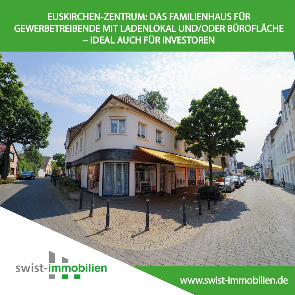 Euskirchen-Zentrum: DAS Familienhaus für Gewerbetreibende mit Ladenlokal und/oder Bürofläche - Ideal für Investoren