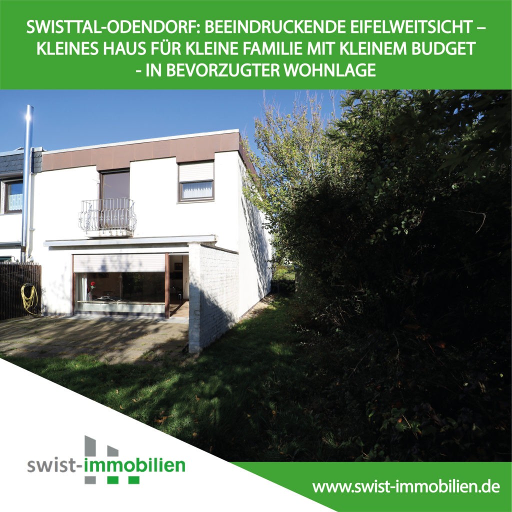 Swisttal-Odendorf: Beeindruckende Eifelweitsicht – Kleines Haus für kleine Familie mit kleinem Budget - in bevorzugter Wohnlage