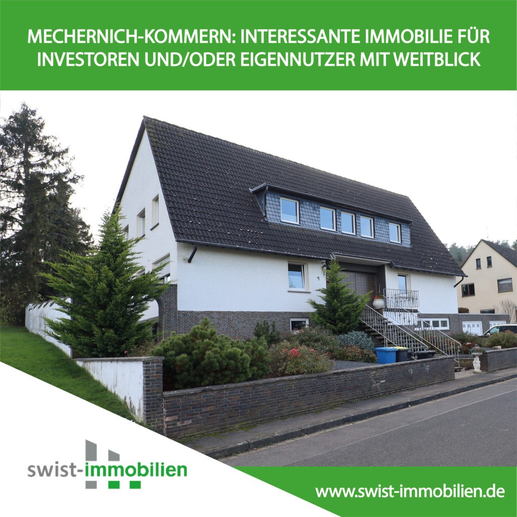 Mechernich-Kommern: Interessante Immobilie zum Mehrgenerationswohnen als auch für Investoren