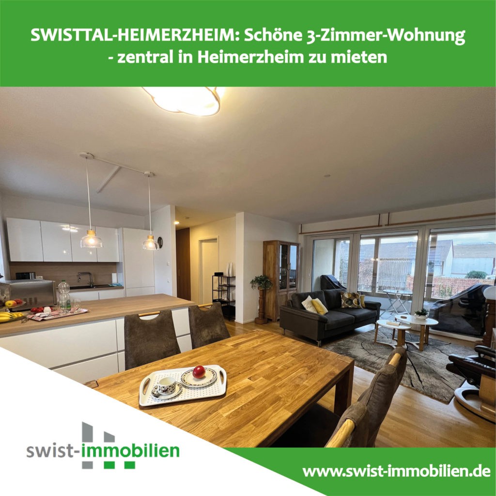 Schöne 3-Zimmer-Wohnung - zentral in Heimerzheim zu mieten mit Balkon